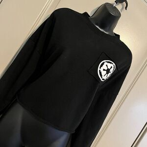 Women's Star Wars Crop Sweater, Medium